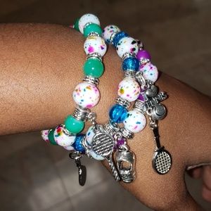 Hand made custom tennis bracelet